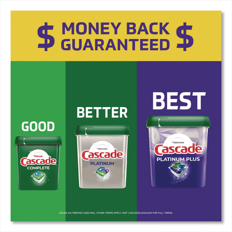 Cascade® Complete ActionPacs, Fresh Scent, 17.6 oz Bag, 33 Pacs/Bag, 4 Bags/Carton (PGC15518) Case of 4