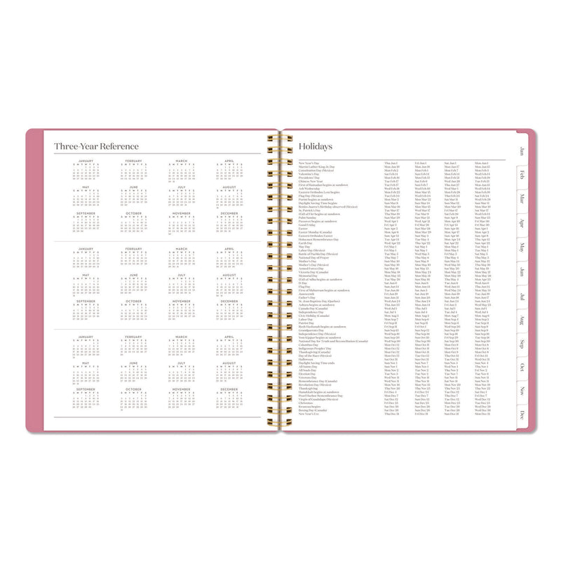 Cambridge® WorkStyle Weekly/Monthly Planner, 8.75 x 7.75, Pink Cover, 12-Month (Jan to Dec): 2026 (AAG160680527) Each