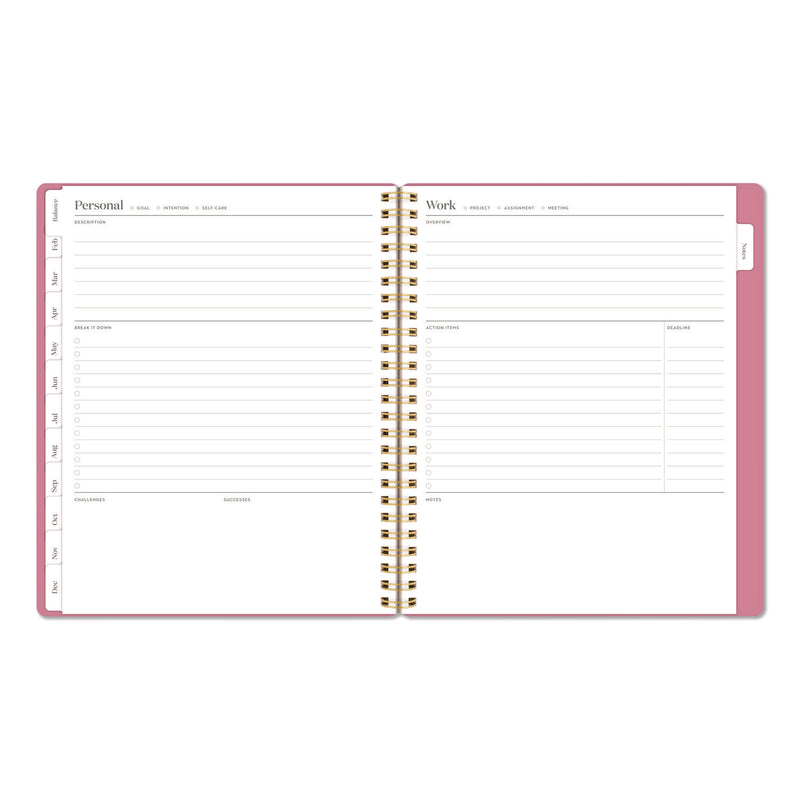 Cambridge® WorkStyle Weekly/Monthly Planner, 8.75 x 7.75, Pink Cover, 12-Month (Jan to Dec): 2026 (AAG160680527) Each