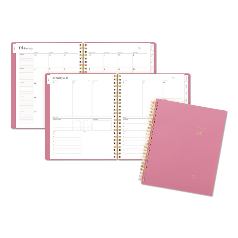 Cambridge® WorkStyle Weekly/Monthly Planner, 8.75 x 7.75, Pink Cover, 12-Month (Jan to Dec): 2026 (AAG160680527) Each