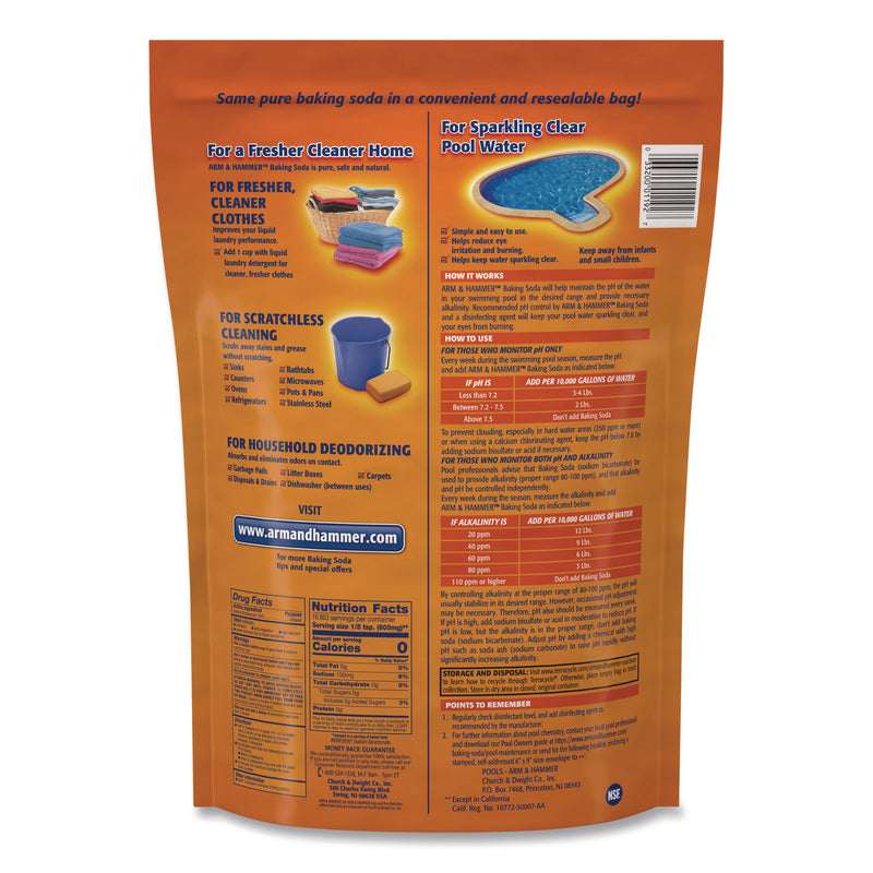 Arm & Hammer™ Baking Soda, 13.5 lb Bag, 4 Bags/Carton, 20 Cartons/Pallet (CDC3320001961PL) 1 Pallet