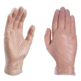 AMMEX® Professional Vinyl Exam Gloves, Powder-Free, Large, Clear, 100/Box (AXCVPF66100) Box of 100