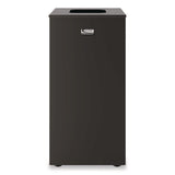 Suncast Commercial® Square Metal Decorative Can, Steel, 24 gal, Black (SUAMTCSQ240) Each
