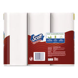 Scott® Choose-a-Size Mega Kitchen Roll Paper Towels, 1-Ply, 108/Roll, 6 Rolls/Pack, 4 Packs/Carton (KCM56668) Case of 4