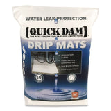 Quick Dam Drip Mats, 20 oz, 2 ft x 2 ft, 10/Pack (QKDWUBM10) Pack of 10
