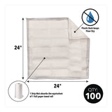 Quick Dam Drip Mats, 20 oz, 2 ft x 2 ft, 100/Box (QKDWUBM100) Box of 100