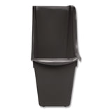Storex Small Book Bin, 1.5 gal, 4.5" x 11.75" x 8.5", Black, 6/Pack (STX70123E06C) Each