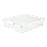 Storex Project Box, 12" x 12", Clear, 5/Pack (STX63209U05C) Each