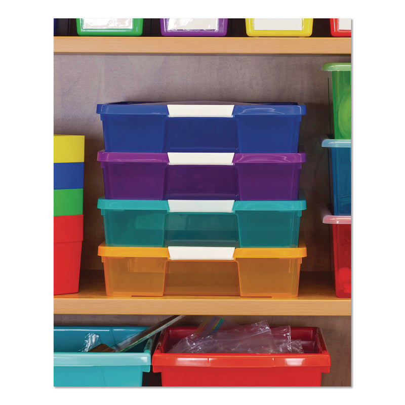 Storex Project Box, 12" x 12", Clear, 5/Pack (STX63209U05C) Each