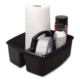 Storex Large Caddy, 13 x 11 x 6.38, Black, 6/Pack (STX00973E06C) Each