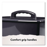 Storex Large Caddy, 13 x 11 x 6.38, Black, 6/Pack (STX00973E06C) Each