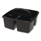 Storex Small Caddy, 9.25 x 9.25 x 12, Black, 6/Pack (STX00972E06C) Each