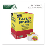 Café Bustelo Espresso Style K-Cups, 96/Carton (GMT6106CT) Case of 96