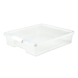 Storex Project Box, 12" x 12", Clear, 5/Pack (STX63209U05C) Each