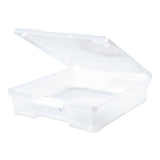 Storex Project Box, 12" x 12", Clear, 5/Pack (STX63209U05C) Each
