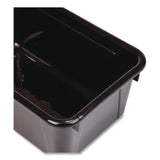 Storex Cubby Bin, Neutral Tones, 1.8 gal, 7.8" x 12.09" x 5.18", Black, 5/Pack (STX62466E05C) Each