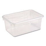 Storex Cubby Bin, 1.8 gal, 7.8" x 12.09" x 5.18", Translucent, 5/Pack (STX62461U05C) Each