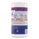 LYSOL® Brand Disinfecting Wipes, 1-Ply, 7 x 7.25, Lavender and Cotton Blossom, White, 80 Wipes/Canister, 6 Canisters/Carton (RAC56264CT) Case of 6
