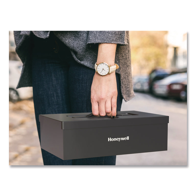 Honeywell Security Box, 12.7 x 8.8 x 4, Black (HWL6124) Each