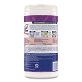 LYSOL® Brand Disinfecting Wipes, 1-Ply, 7 x 7.25, Lavender and Cotton Blossom, White, 80 Wipes/Canister (RAC56264EA) Each