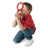 Learning Resources® Jumbo Magnifers Set, 4.5X Plastic Lens, 4.5" dia, Assorted Colors, 6 Magnifiers (LRNLER2774) Each