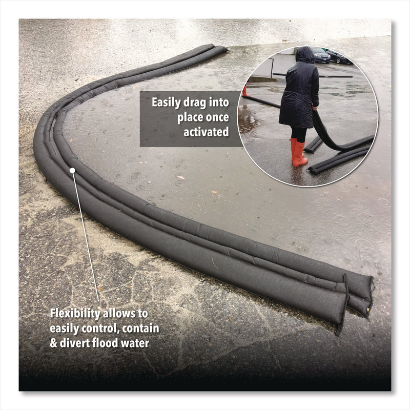 Quick Dam Flood Barriers, 6" x 10 ft x, 3.5", 1 Barrier (QKDQD6101ES) Each