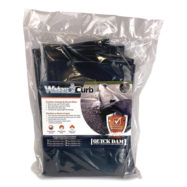 Quick Dam Water Curbs, 10" x 20 ft x 10" (QKDQDWC1020) Each