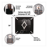 Quick Dam Flood Gates, 1" x 55" to 60" x 26" (QKDQDFG55) Each