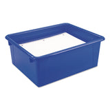 Storex Storage Tray, Deep, 2.81 gal, 10.65" x 13.17" x 5.2", Assorted Bright, 5/Pack (STX62530U05C) Each