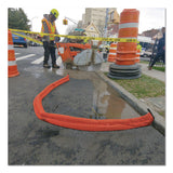 Quick Dam Outdoor Grab and Go Bucket Kit, (4) Hi-Vis 10 ft Flood Barriers (QKDQDGG104HV) Each