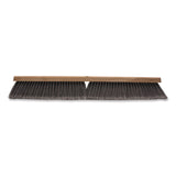 Carlisle Flagged Floor Sweep, 3" Gray Flagged Filament Bristles, 24" Brush, 12/Carton (CFS3621952423) Case of 12