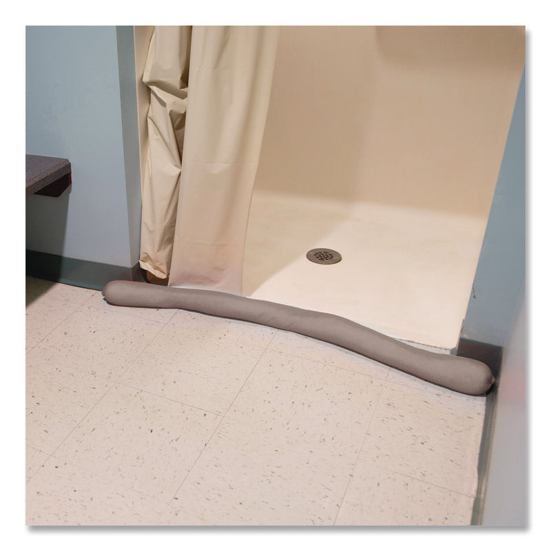 Quick Dam Water Dams, 2.5" x 10 ft x 2.5", Gray, 12/Box (QKDWUB21012G) Box of 2