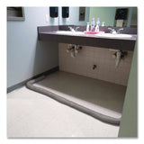 Quick Dam Water Dams, 2.5" x 10 ft x 2.5", Gray, 12/Box (QKDWUB21012G) Box of 2
