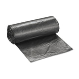 Inteplast Group High-Density Commercial Can Liners, 16 gal, 8 microns, 24" x 33", Black, 50 Bags/Roll, 20 Rolls/Carton (IBSS243308K)
