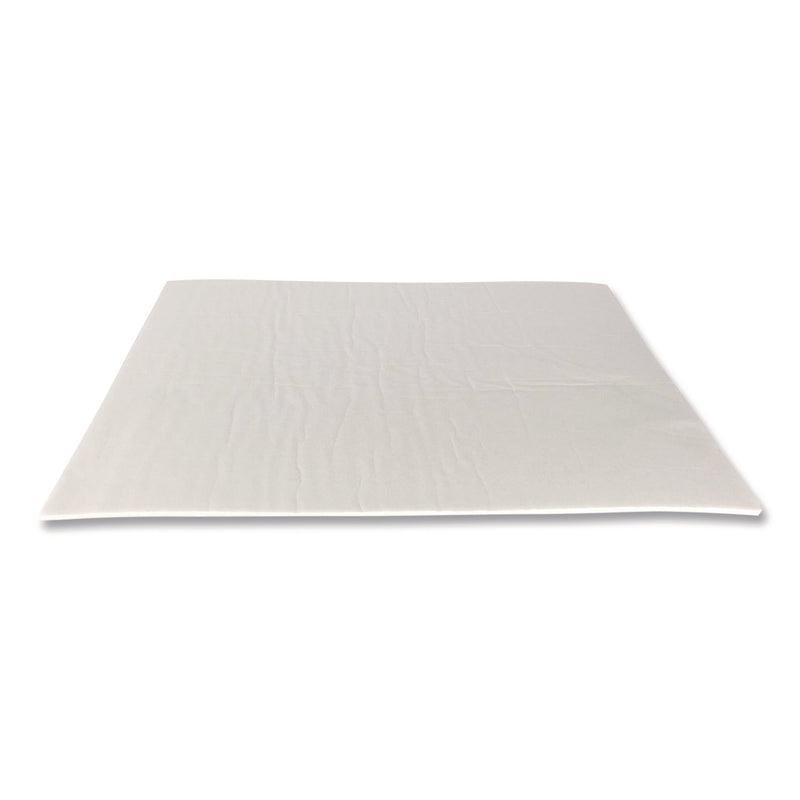 Quick Dam Mighty Mat Heavy Absorbent Pads, Stay Put Backing, 18 gal, 16" x 18", 100/Box (QKDPUCH100SP) Box of 100