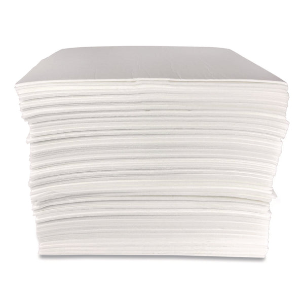 Quick Dam Mighty Mat Heavy Absorbent Pads, 18 gal, 16" x 18", 100/Box (QKDPUCH100) Box of 100