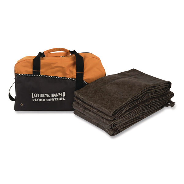 Quick Dam Flood Barrier Duffel Bag Kit, (1) Duffel, (4) 17 ft Flood Barriers (QKDQDDUFF174) Each