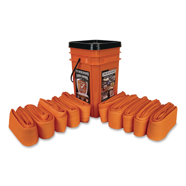 Quick Dam Indoor Bucket Kit, (1) Bucket, (10) 10 ft Water Dams (QKDWUGG1010) Each