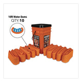 Quick Dam Indoor Bucket Kit, (1) Bucket, (10) 10 ft Water Dams (QKDWUGG1010) Each