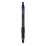 Pilot® G2 Edge Premium Gel Roller Pen, Retractable, Fine 0.7 mm, Blue Ink, Black/Blue Barrel, Dozen (PIL20833) 1 Dozen