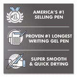 Pilot® G2 Edge Premium Gel Roller Pen, Retractable, Fine 0.7 mm, Blue Ink, Black/Blue Barrel, Dozen (PIL20833) 1 Dozen