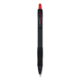 Pilot® G2 Edge Premium Gel Roller Pen, Retractable, Fine 0.7 mm, Red Ink, Black/Red Barrel, Dozen (PIL20836) 1 Dozen