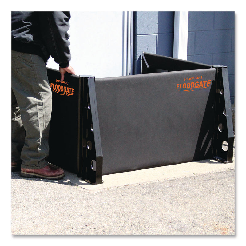 Quick Dam Flood Gate 3-Way Stanchion Set, 11" x 36" x 7" (QKDQDFGST3WC) Each