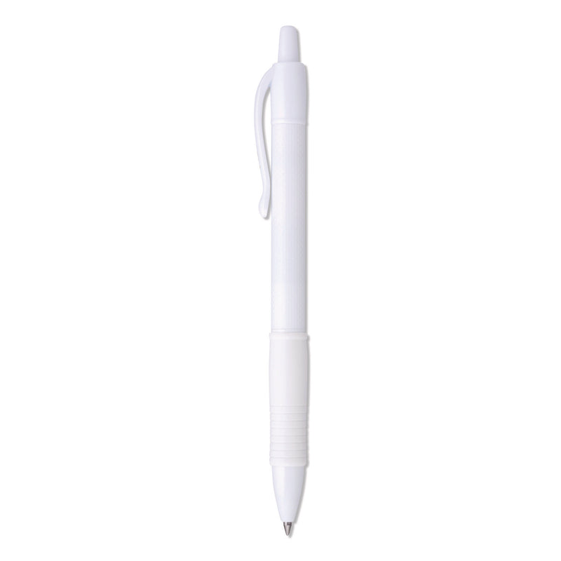 Pilot® G2 Edge Premium Gel Roller Pen, Retractable, Fine 0.7 mm, Black Ink, White Barrel, Dozen (PIL20839) 1 Dozen