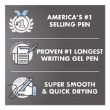 Pilot® G2 Edge Premium Gel Roller Pen, Retractable, Fine 0.7 mm, Black Ink, White Barrel, Dozen (PIL20839) 1 Dozen