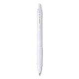 Pilot® G2 Edge Premium Gel Roller Pen, Retractable, Fine 0.7 mm, Black Ink, White Barrel, Dozen (PIL20839) 1 Dozen