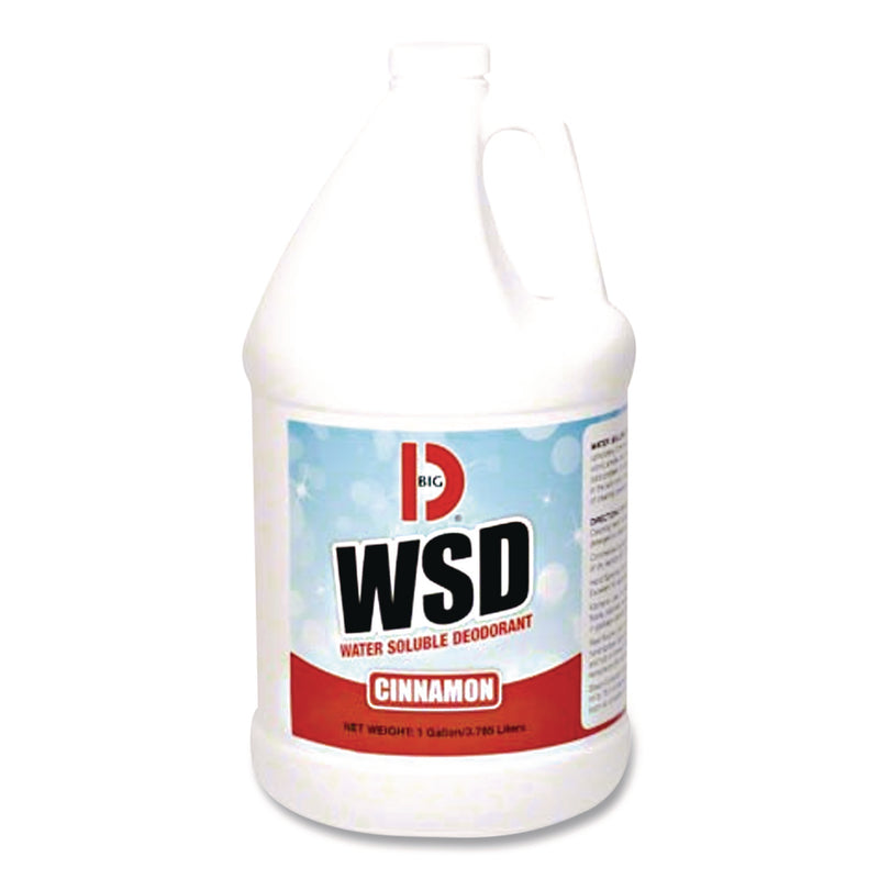 Big D Industries Water-Soluble Deodorant, Cinnamon, 1 gal Bottle, 4/Carton (BGD1611) Case of 4