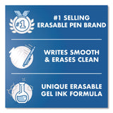 Pilot® Frixion Synergy Clicker Erasable Gel Pen, Retractable, Extra Fine 0.5 mm, Red Ink, Black/Red Barrel, Dozen (PIL17372) 1 Dozen