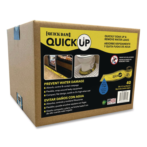 Quick Dam Quick Ups, 4" x 5 ft x 2", 40/Box (QKDQU540) Box of 40