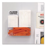 Quick Dam Wall Rack, (8) Drip Mats, (8) Mats, (2) 4 ft Water Dams, (1) 10 ft Water Dam (QKDWURACK) Each